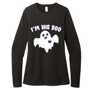 I'm His Boo Matching Halloween Womens CVC Long Sleeve Shirt