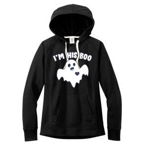 I'm His Boo Matching Halloween Women's Fleece Hoodie