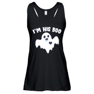 I'm His Boo Matching Halloween Ladies Essential Flowy Tank