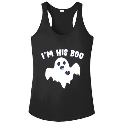 I'm His Boo Matching Halloween Ladies PosiCharge Competitor Racerback Tank