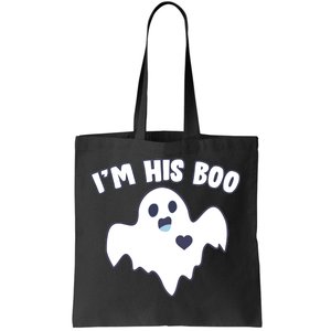 I'm His Boo Matching Halloween Tote Bag