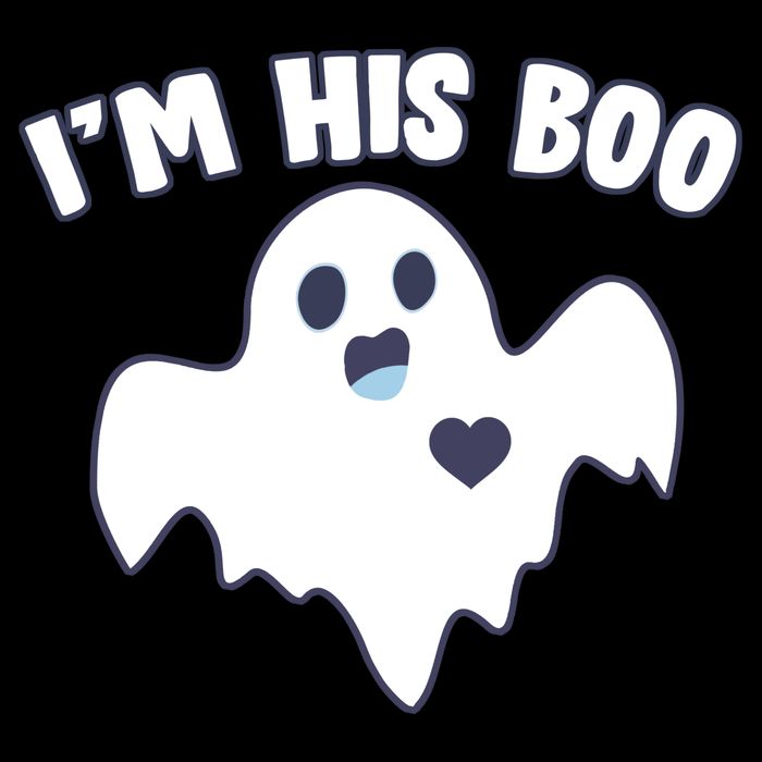 I'm His Boo Matching Halloween Baby Bodysuit