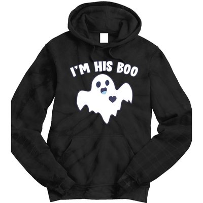 I'm His Boo Matching Halloween Tie Dye Hoodie