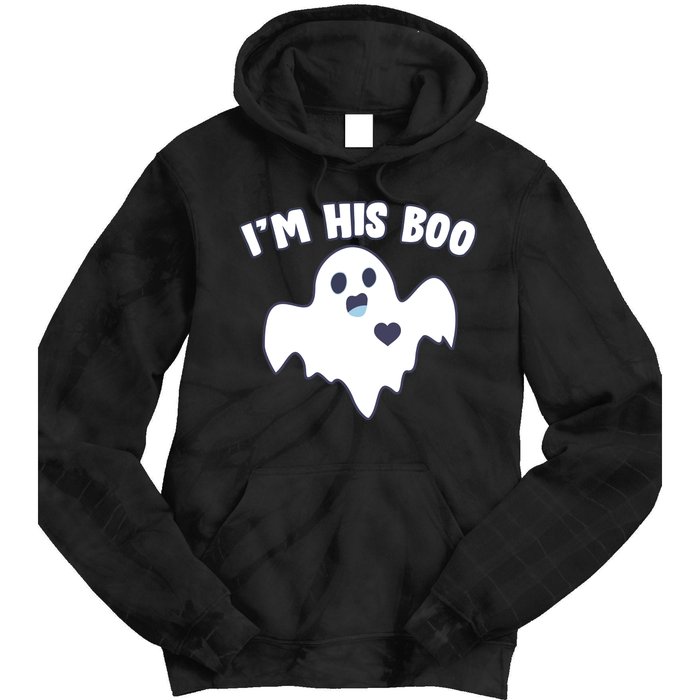 I'm His Boo Matching Halloween Tie Dye Hoodie