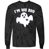 I'm His Boo Matching Halloween Tie-Dye Long Sleeve Shirt