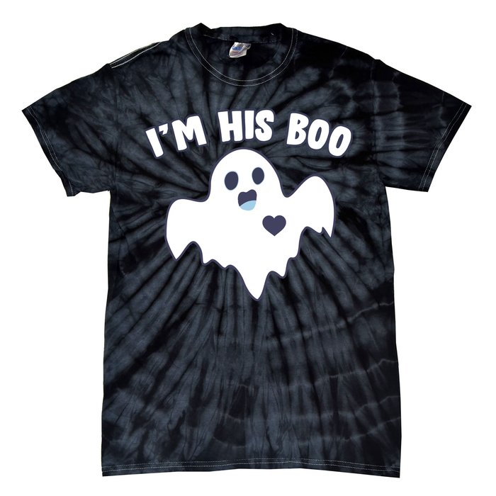 I'm His Boo Matching Halloween Tie-Dye T-Shirt