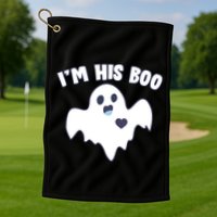I'm His Boo Matching Halloween Golf Towel