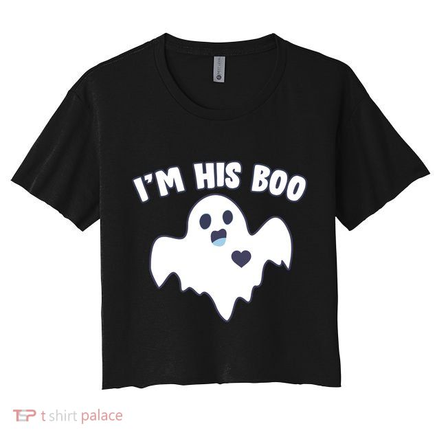 I'm His Boo Matching Halloween Crop Top