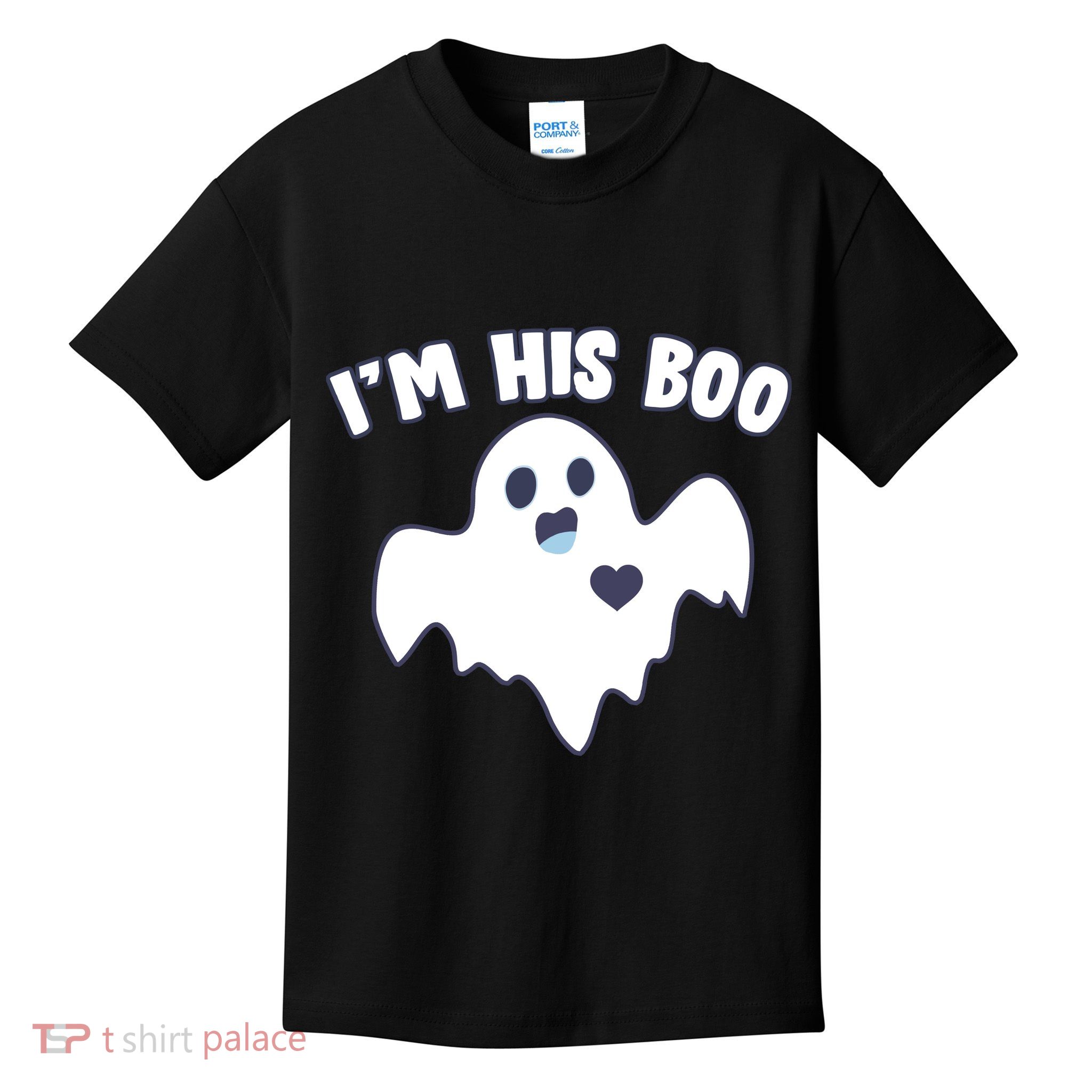 I'm His Boo Matching Halloween Kids T-Shirt