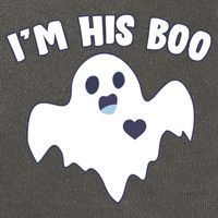 I'm His Boo Matching Halloween Cotton Canvas Backpack