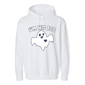 I'm His Boo Matching Halloween Garment-Dyed Fleece Hoodie