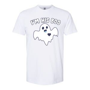 I'm His Boo Matching Halloween Softstyle CVC T-Shirt