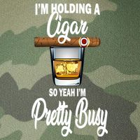 I'm Holding A So Yeah I'm Pretty Busy  Legacy Tie Dye Trucker Hat