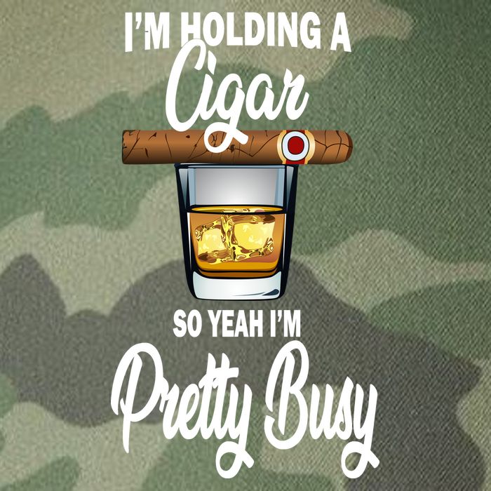 I'm Holding A So Yeah I'm Pretty Busy  Legacy Tie Dye Trucker Hat