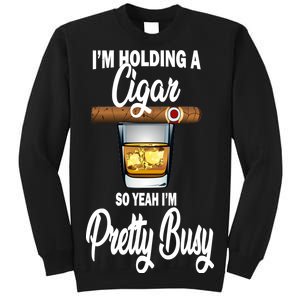 I'm Holding A So Yeah I'm Pretty Busy  Sweatshirt