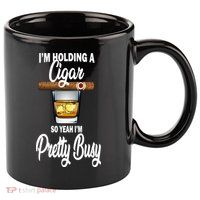 I'm Holding A So Yeah I'm Pretty Busy  11oz C Handle Ceramic Mug