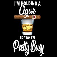 I'm Holding A So Yeah I'm Pretty Busy  Premium T-Shirt