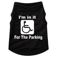 I'm In It For The Parking Doggie Tank