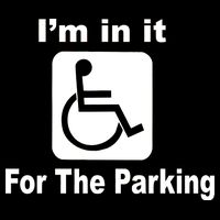 I'm In It For The Parking Backpack