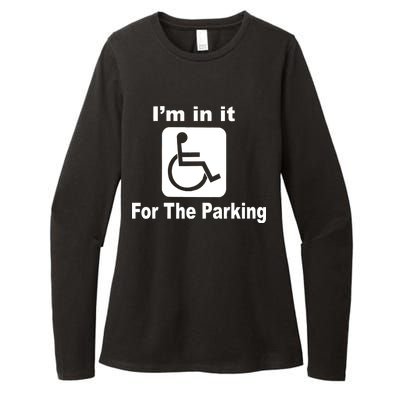 I'm In It For The Parking Womens CVC Long Sleeve Shirt