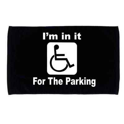 I'm In It For The Parking Microfiber Hand Towel