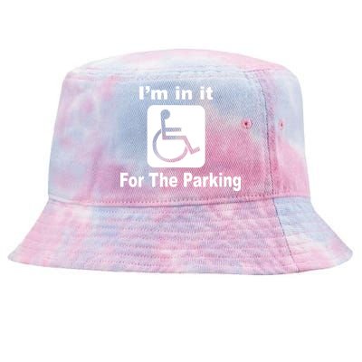 I'm In It For The Parking Tie-Dyed Bucket Hat