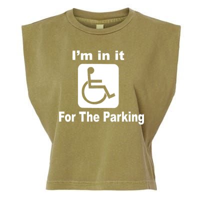 I'm In It For The Parking Garment-Dyed Women's Muscle Tee