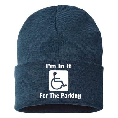 I'm In It For The Parking Sustainable Knit Beanie