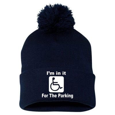 I'm In It For The Parking Pom Pom 12in Knit Beanie