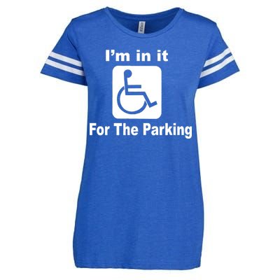 I'm In It For The Parking Enza Ladies Jersey Football T-Shirt