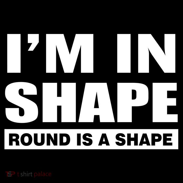 I'm In Shape Round Is A Shape Hooded Wearable Blanket