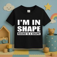 I'm In Shape Round Is A Shape Toddler T-Shirt