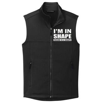 I'm In Shape Round Is A Shape Collective Smooth Fleece Vest