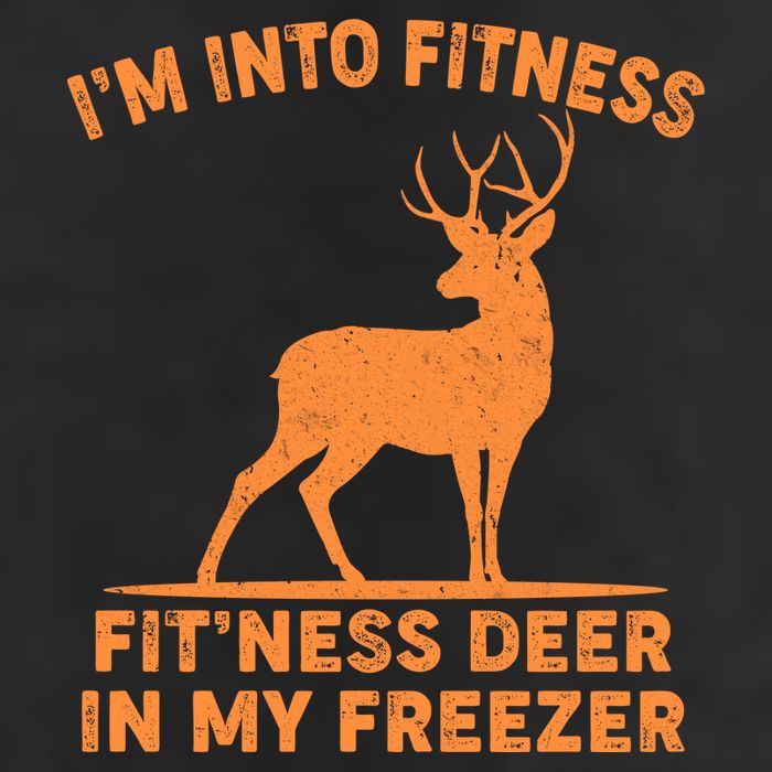 I'm Into Fitness Fit'Ness Deer In My Freezer Adult Drive Performance Visor