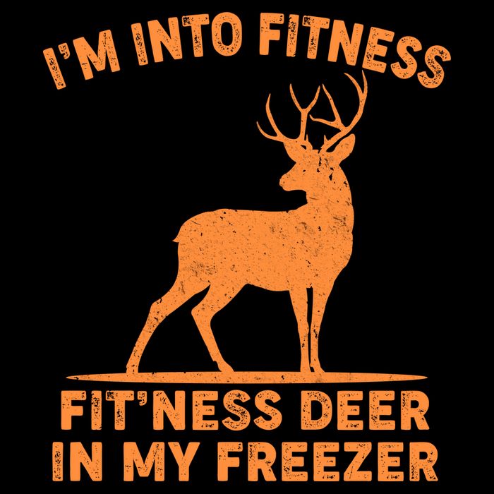 I'm Into Fitness Fit'Ness Deer In My Freezer Wool Snapback Cap