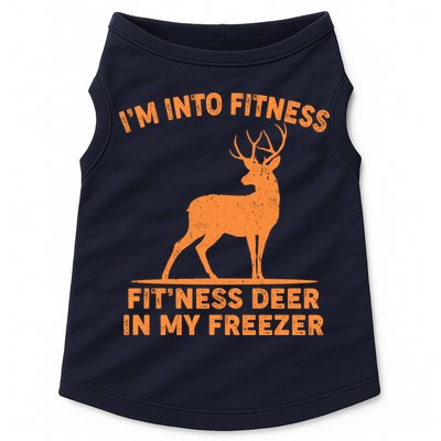 I'm Into Fitness Fit'Ness Deer In My Freezer Doggie Tank