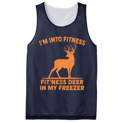 I'm Into Fitness Fit'Ness Deer In My Freezer Mesh Reversible Basketball Jersey Tank