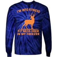 I'm Into Fitness Fit'Ness Deer In My Freezer Tie-Dye Long Sleeve Shirt