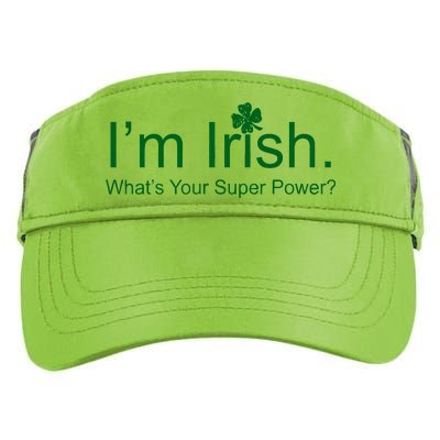 I'm Irish What's Your Superpower? Adult Drive Performance Visor