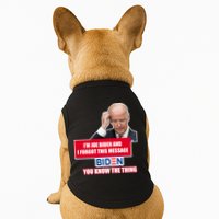 I'm Joe Biden I Forgot This Message Biden You Know The Thing Funny Doggie Tank