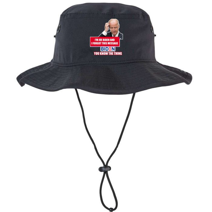 I'm Joe Biden I Forgot This Message Biden You Know The Thing Funny Bucket Hat