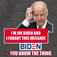I'm Joe Biden I Forgot This Message Biden You Know The Thing Funny Vector Backpack