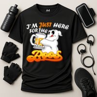 I'm Just Here For the Boos Fun Halloween Cooling Performance Crew T-Shirt