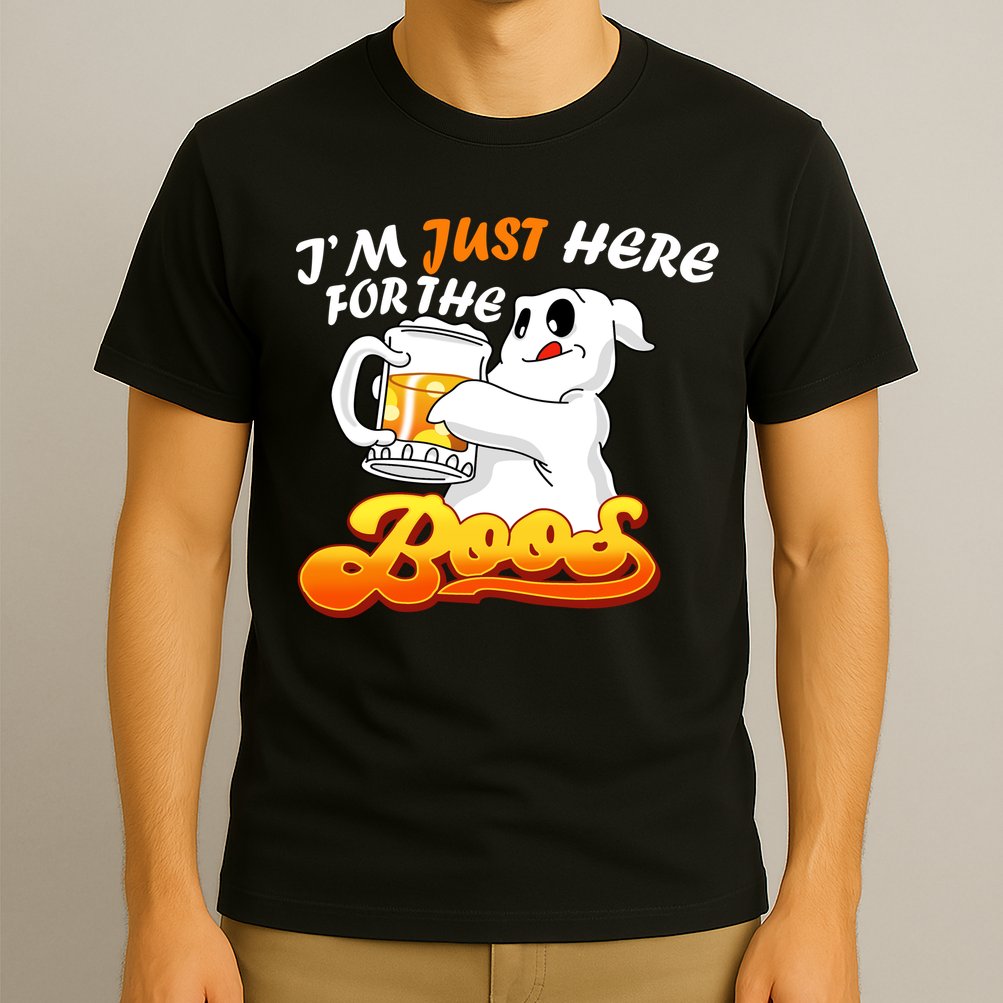 I'm Just Here For the Boos Fun Halloween T-Shirt