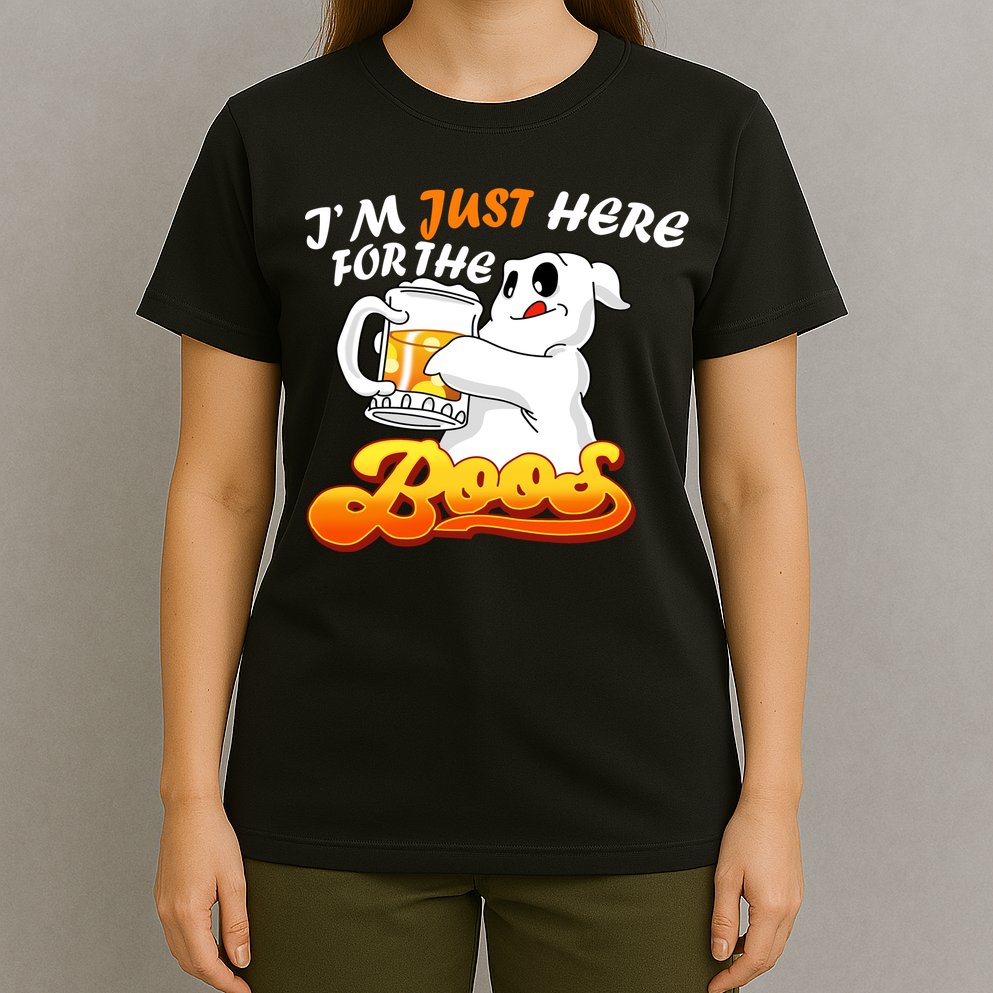 I'm Just Here For the Boos Fun Halloween T-Shirt