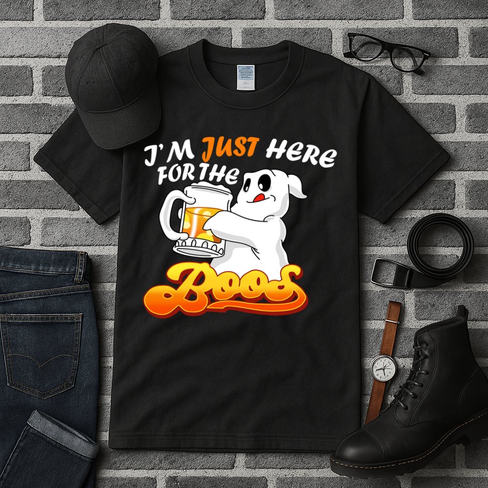 I'm Just Here For the Boos Fun Halloween Tall T-Shirt