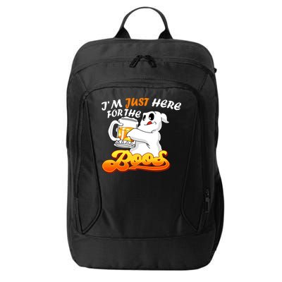 I'm Just Here For the Boos Fun Halloween City Backpack