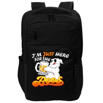 I'm Just Here For the Boos Fun Halloween Impact Tech Backpack