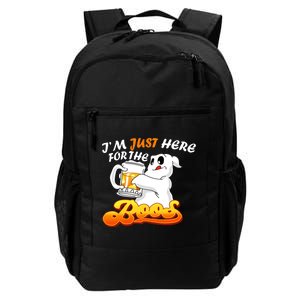 I'm Just Here For the Boos Fun Halloween Daily Commute Backpack