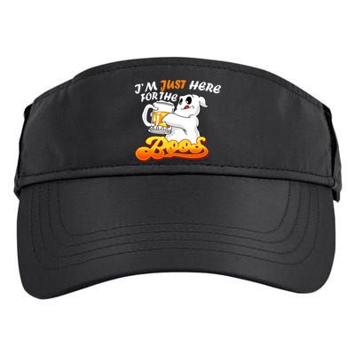 I'm Just Here For the Boos Fun Halloween Adult Drive Performance Visor